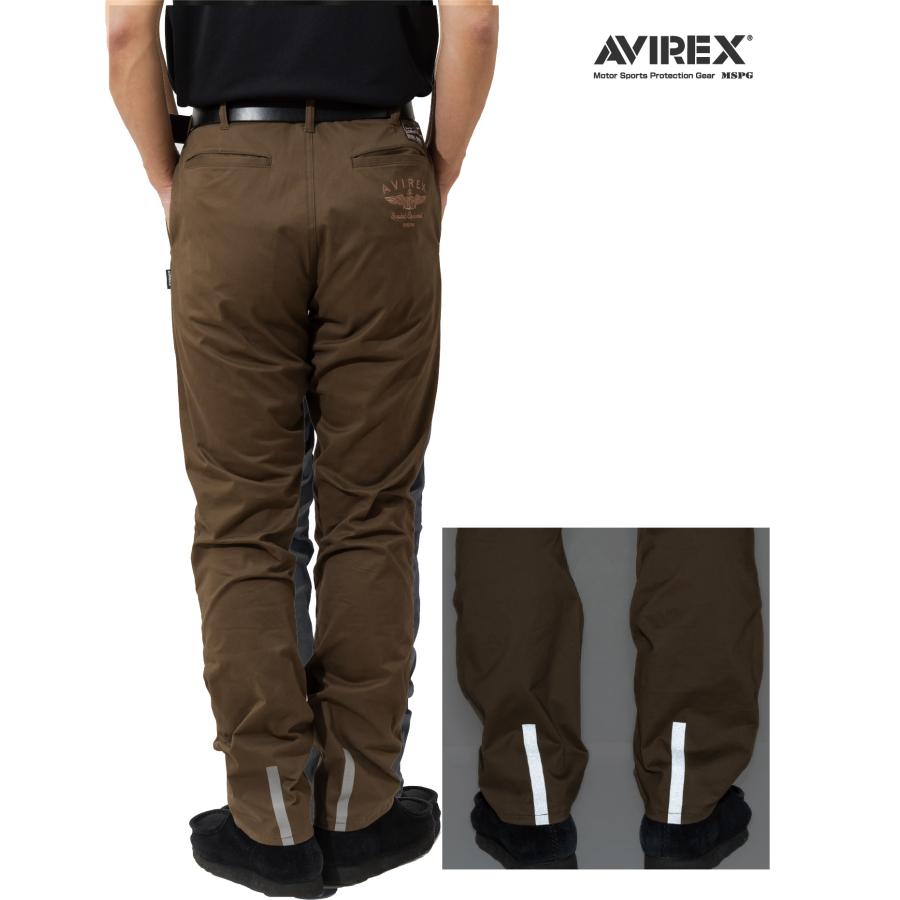 A2P3001 AVIREX RIDING CHINO PANTS アビレックス ライディング チノパンツ ストレッチ　プロテター標準装備：ヒザ位置調整可能 | AVIREX | 09