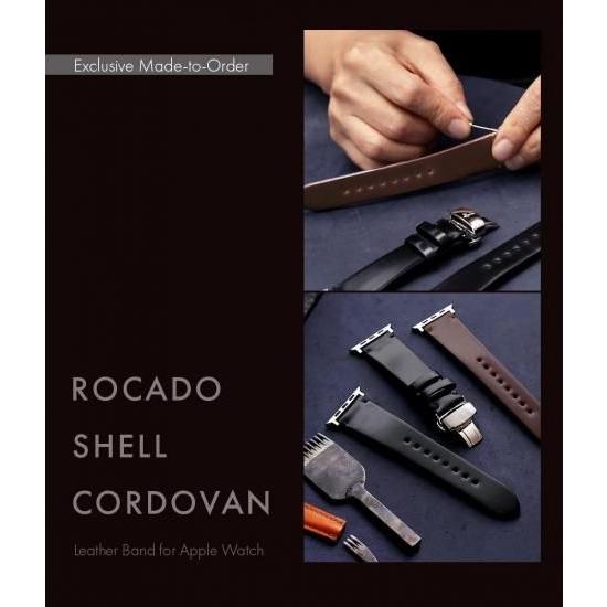 日本製 ABBI SIGNATURE ROCADO シェルコードバン 本革 Apple Watchバンド 交換ベルト 注文生産！職人がつくる Apple Watchバンド_1