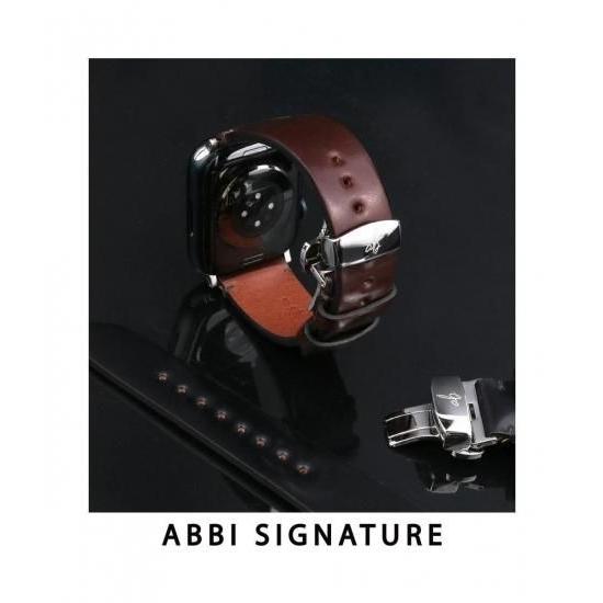 日本製 ABBI SIGNATURE ROCADO シェルコードバン 本革 Apple Watchバンド 交換ベルト 注文生産！職人がつくる Apple Watchバンド_2