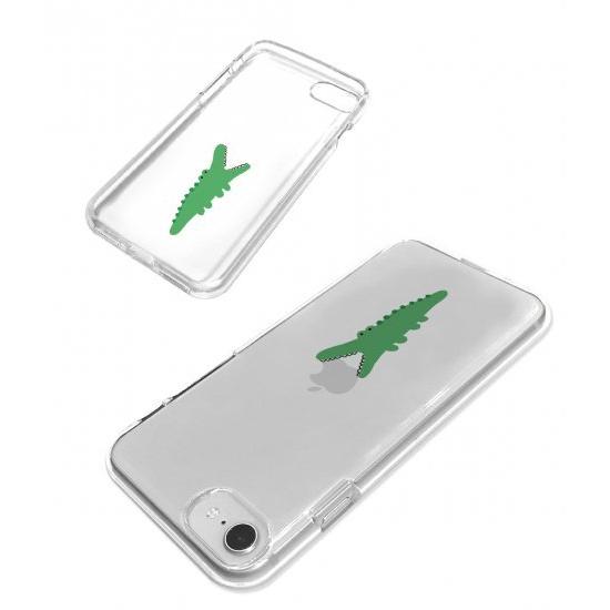 国内正規品 AKAN iPhone 13 クリアケース モグモグワニ 透明TPUケース