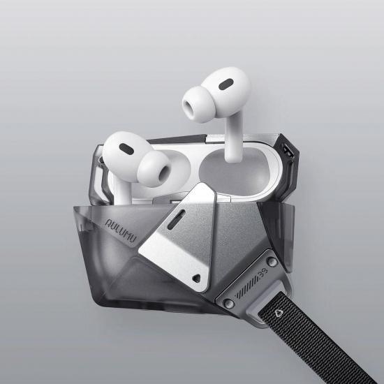 国内正規品 AULUMU AirPods Pro 3 ケース A39 ダイヤカット幾何学