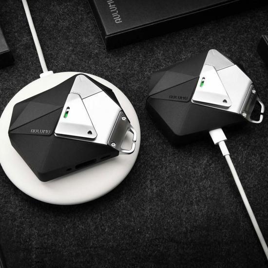 国内正規品 AULUMU AirPods Pro 3 ケース A39 ダイヤカット幾何学
