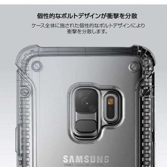＜araree（アラリー）＞【Galaxy S9 5.8インチケース】Mega Bolt 個性的なボルトデザインの背面クリアケース 4つの角がクッションで衝撃吸収 AR12512S9｜msquall-y｜05
