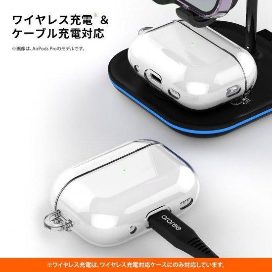 国内正規品 araree（アラリー）AirPods4ケース Nu:kin ハードクリア