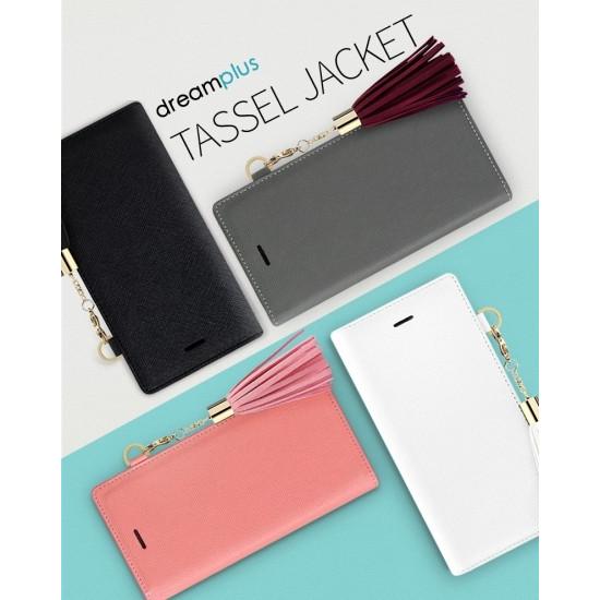 ＜dreamplus（ドリームプラス）＞【iPhone XR 6.1インチ】 手帳型 Tassel Jacket タッセルチャームがかわいいカバー DP13590i61 DP13591i61 DP13592i61｜msquall-y