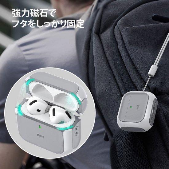 国内正規品 ESR AirPods4ケース ORBIT MagSafe充電対応ハイブリッド