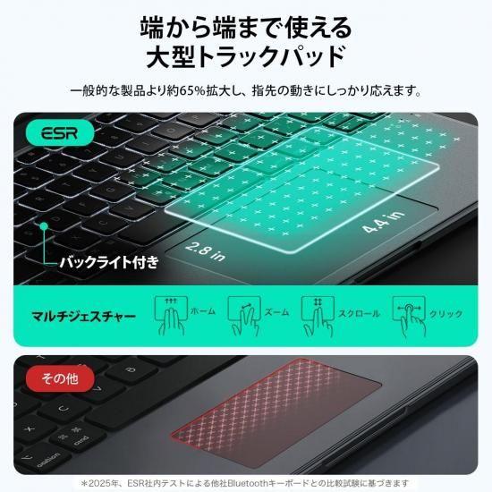 ESR 7月上旬発売予定 国内正規品 ESR SHIFT 着脱式キーボードケース