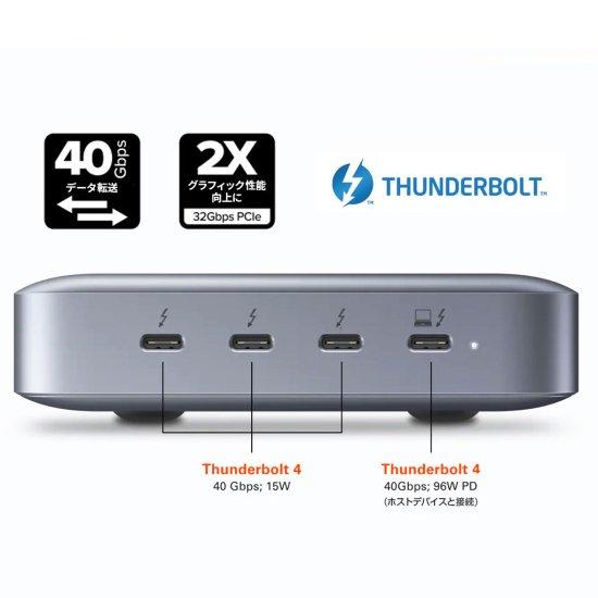 Thunderbolt 4 Power Hub 電源一体型パワーハブ HyperDrive Thunderbolt 4 パワーハブ GaN電源一体型