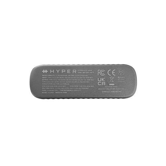 国内正規品 Hyper ハイパー HyperJuice 245W バッテリーパック 27,000mAh 大容量 100W入出力 機内持ち込み可 Type C HYPER++の画像