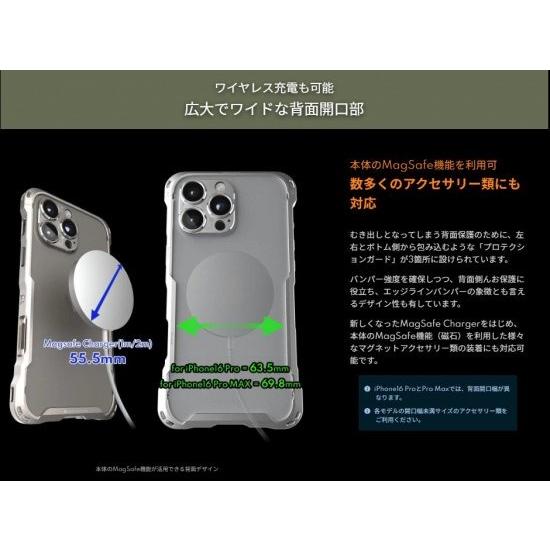 alumania アルマニア EDGE LINE for iPhone16 Pro アルミビレット＋