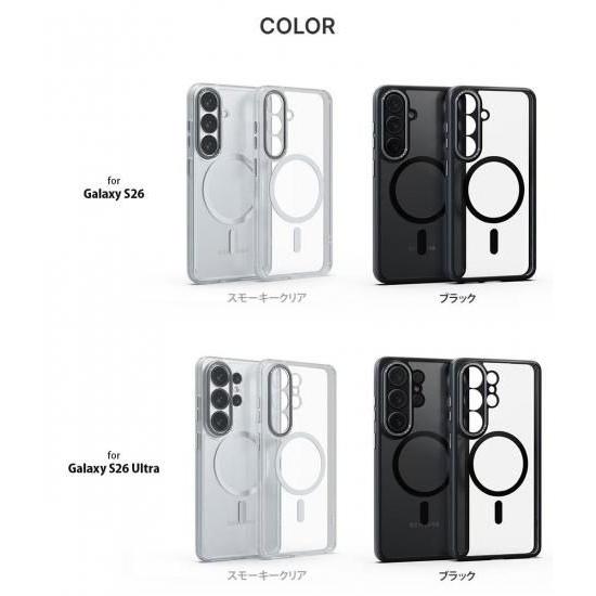 国内正規品 miak Galaxy S26 / Ultra Duo V2 Qi2/MagSafe対応クリア