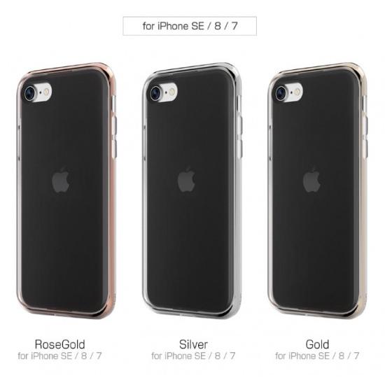 国内正規品 motomo iPhone 8 7 SE 第2.3世代 INFINITY CLEAR CASE