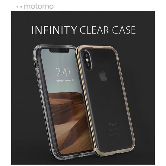 国内正規品 motomo iPhone 8 7 SE 第2.3世代 INFINITY CLEAR CASE