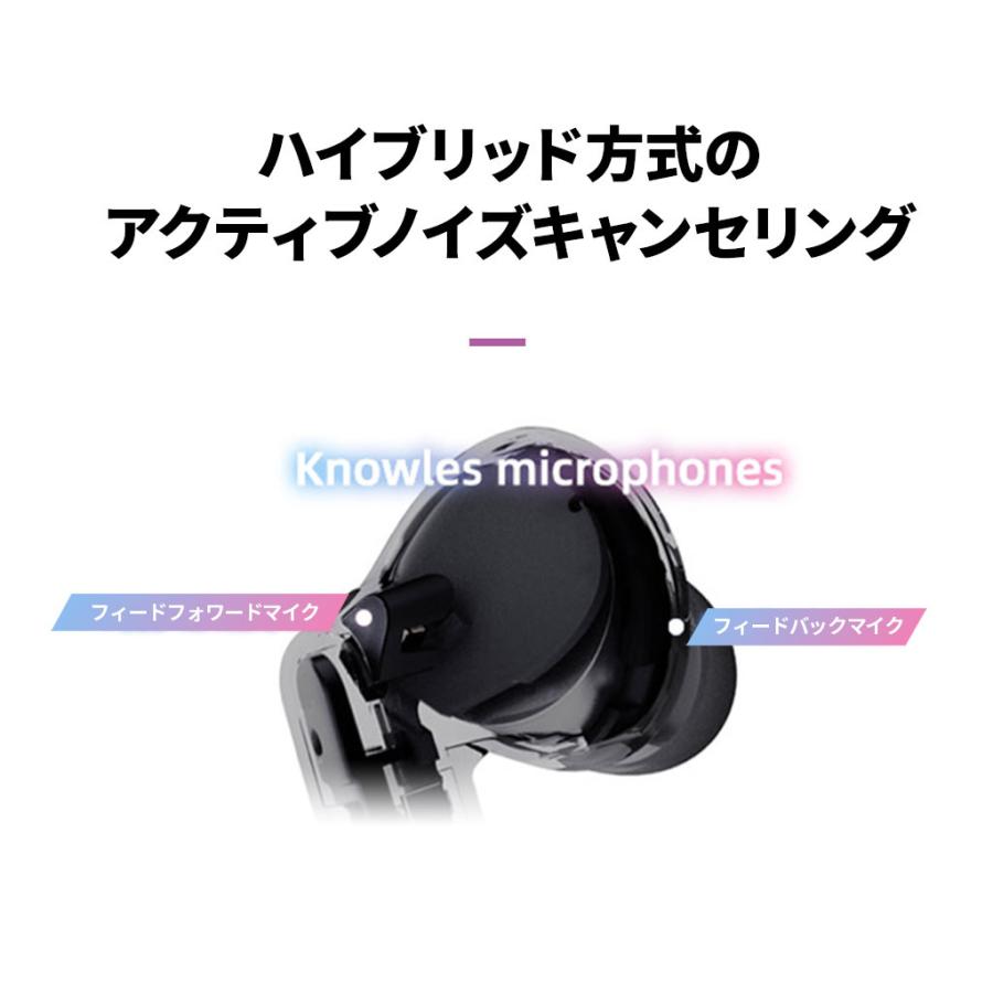 国内正規品 Padmate パッドメイト PaMu Quiet アクティブノイズキャンセリング ANC 完全ワイヤレスイヤホン PM20460｜msquall-y｜06