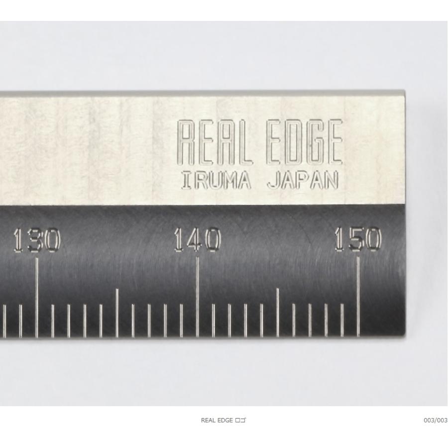 REAL EDGE 入曽精密 純チタン削り出し 目盛りが消えないものさし チタンものさし 物差し 定規 Premium Editionの画像