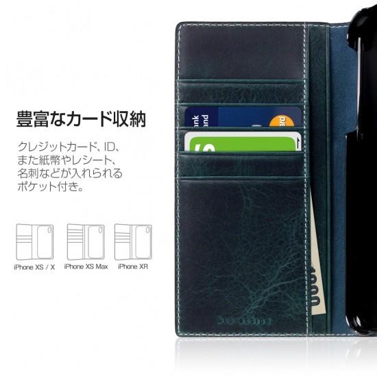 SLG Design iPhone XS Max 6.5インチ 手帳型 Badalassi Wax case バダラッシ・カルロ社社の品質高いレザーを使用した贅沢なiPhoneケース SD13728i65｜msquall-y｜07