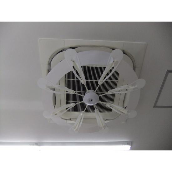 サークルエコファン業務用 エアコン風よけ簡単取り付け 工具不要 引っ掛けるだけ サークルエコファン業務用 エアコン風よけ簡単取り付け 工具不要