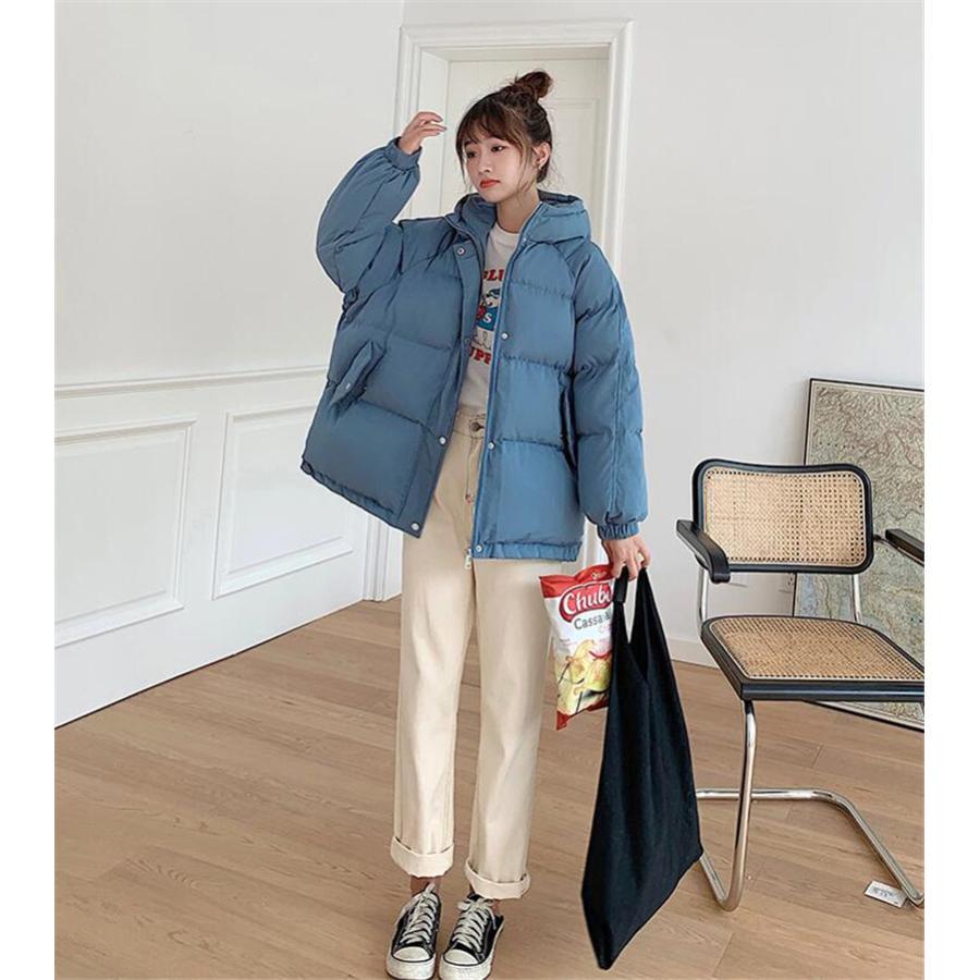 モコモコシンプル✨ダウンジャケット秋冬コーデにゆったり普段着にも最適 オリジナルファッション - モコモコシンプル✨ダウンジャケット