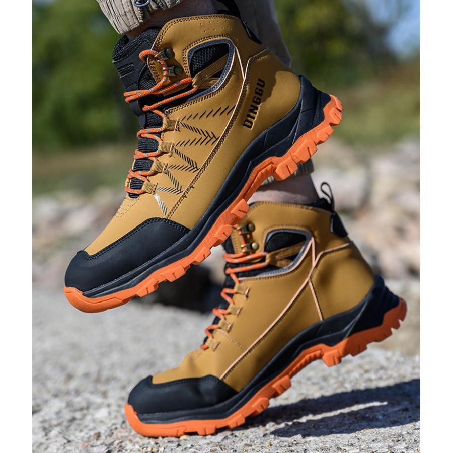 アウトドアシューズ トトレッキング メンズ 滑り止め登山靴 ハイキング