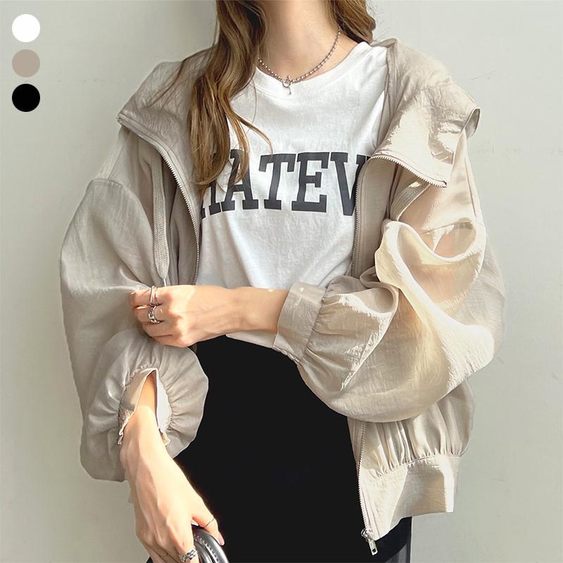 UVカット パーカー レディース ラッシュガード 長袖 トップス ゆったり