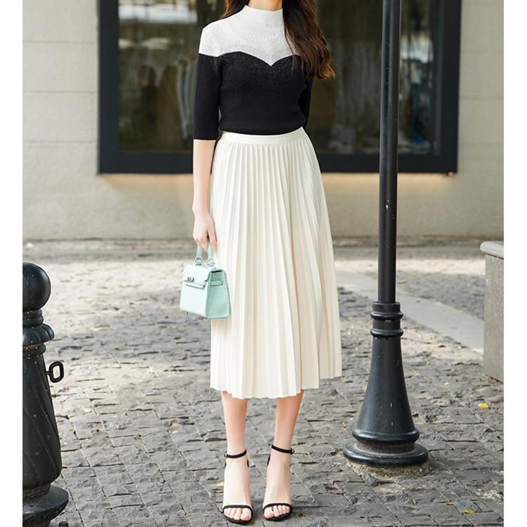 値下げ】プリーツスカート スカート ロング ふんわり 春夏