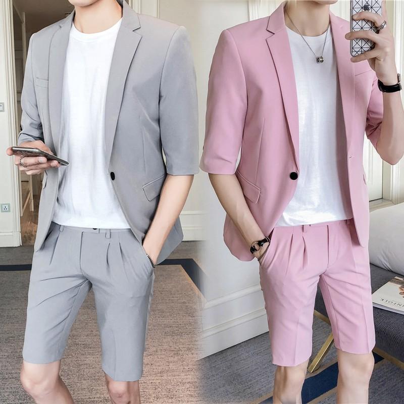 未使用　アルマーニ　麻　春夏セットアップ　スーツ　メンズ　ハーフパンツ　水色 未使用 アルマーニ 麻 春夏セットアップ スーツ メンズ ハーフ