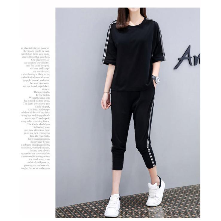 【大特価】スポーツウェア 上下 半袖 ルームウェア おしゃれ 上下セット パンツ フィットネス ウォーキング ヨガ セットアップ レディース () | ブランド登録なし | 04