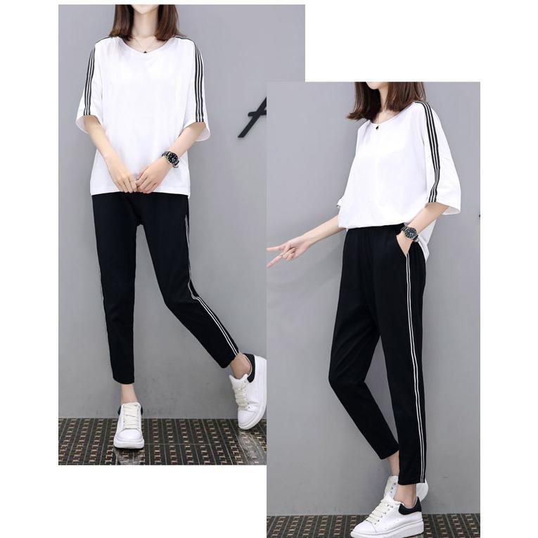 【大特価】スポーツウェア 上下 半袖 ルームウェア おしゃれ 上下セット パンツ フィットネス ウォーキング ヨガ セットアップ レディース () | ブランド登録なし | 08