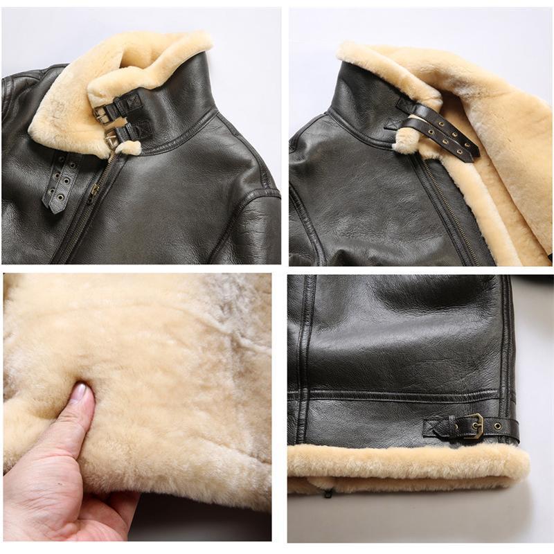 ムートンジャケット B3 フライトジャケット 革ジャン B-3