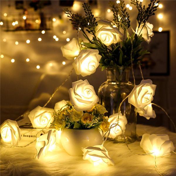 イルミネーション ライト オーナメント LED USB式 クリスマス ローズ 3m 20球 飾り付け ガーデンライト 屋内用 オシャレ ミックス 北欧｜mss-st｜13