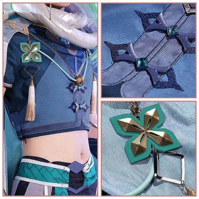 三分妄想1/3Delusion原神 Genshin 白朮-ビャクジュツ コスプレ衣装 コスチューム_6