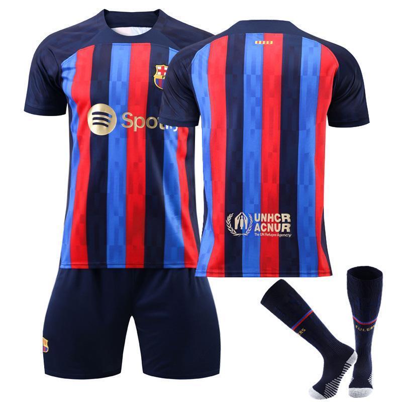 バルサホーム 2023 サッカーウェア 上下セット サッカーレプリカ バルサホーム 2023 サッカーウェア 上下セット サッカーレプリカ
