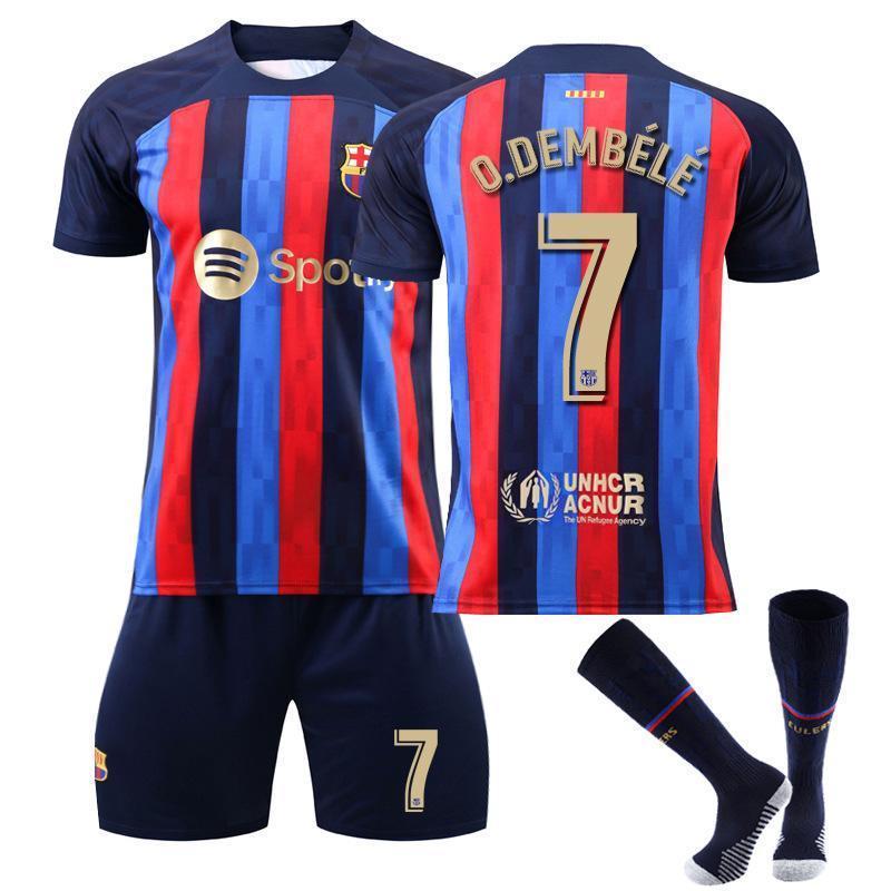 バルサホーム 2023 サッカーウェア 上下セット サッカーレプリカ バルサホーム 2023 サッカーウェア 上下セット サッカーレプリカ