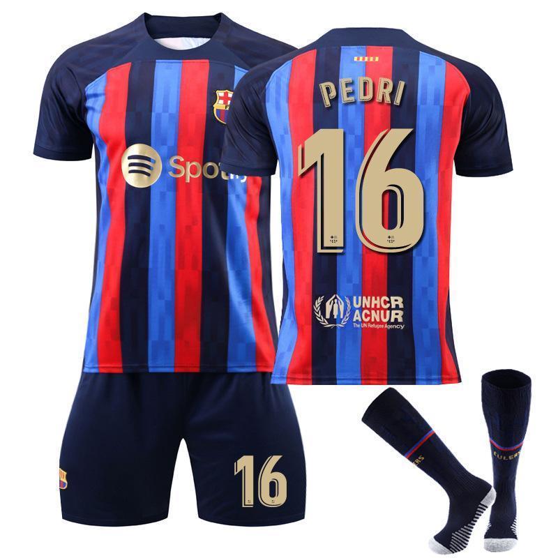 バルサホーム 2023 サッカーウェア 上下セット サッカーレプリカ バルサホーム 2023 サッカーウェア 上下セット サッカーレプリカ