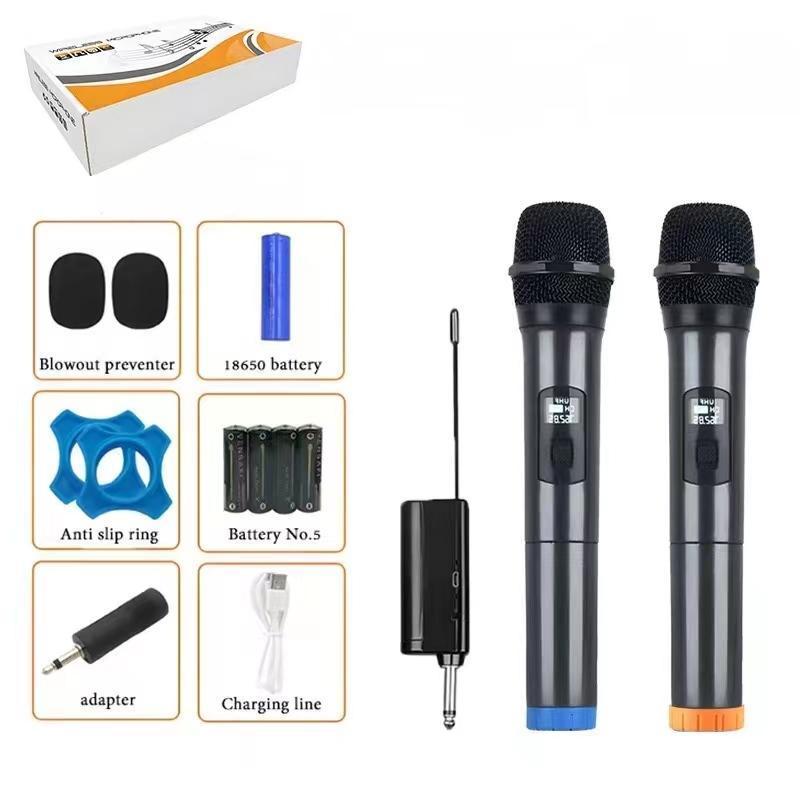 カラオケマイク二本セット Amazon.co.jp: カラオケマイク 家庭用カラオケシステム