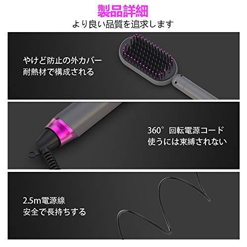 ヘアアイロン ストレートヒートブラシ ミニアイロン くし型アイロン 電熱ヘアブラシ 寝癖直し 静電気防 Phx Ms Select 通販 Yahoo ショッピング