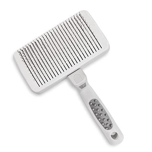 お気にいる Urbaner アーバナー 台湾製 ペット スリッカーブラシ 毛取り ワンプッシュで抜け毛除去 犬 猫用 セルフクリーニ 最安値に挑戦 Www Aqtsolutions Com