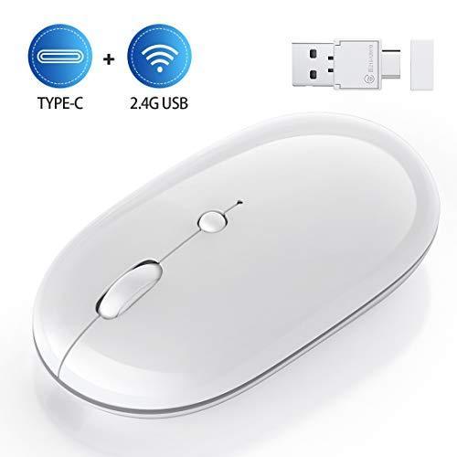 ワイヤレスマウス 無線マウス 2 4g Type C マウス 2つ接続方法 静音 高精度2400dpi 3dpiモード 薄型 省エネモード 肌 Tpv Ms Select 通販 Yahoo ショッピング