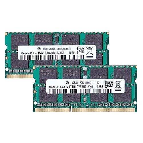 満点の PC3L-12800S(DDR3-1600) サムスン純正 SO-DIMM & （電圧1.35V DDR3L対応モデル メモリンゴブランドノートPC用メモリ 8GB2枚組 メモリー