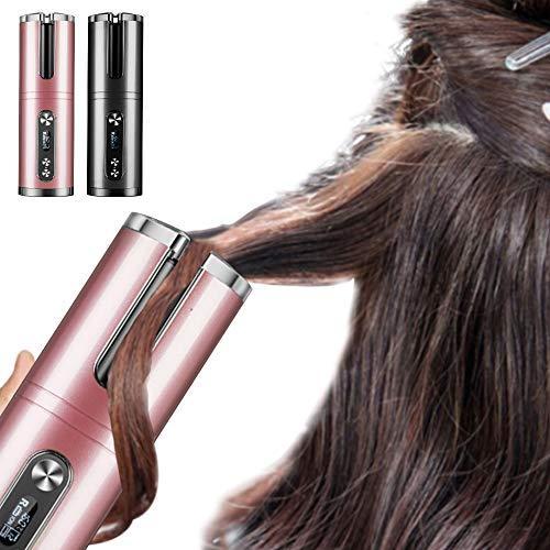 肌触りがいい 自動カール ヘアアイロン オートカール コードレス Usb充電自動巻き髪 温度調節可能 内巻き外巻き 多機能 初心 春夏新色 Www Tiebreak Fr