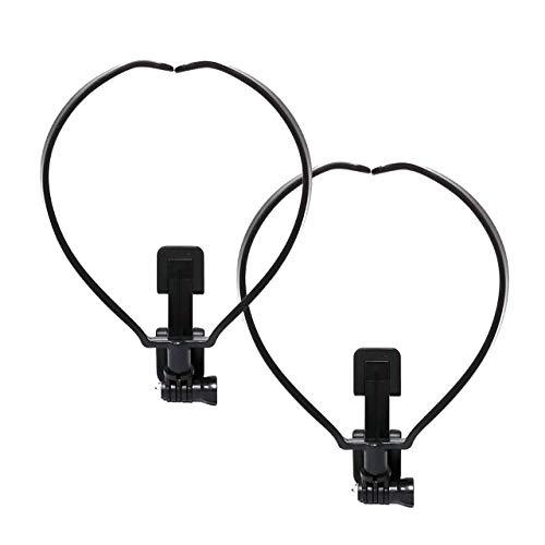 新着商品 Abinecs Gopro カメラ用 首掛け式 2個セット 固定 アクセサリ スマホ 撮影 使用可能 正面撮影に活用 海外正規品 Turningheadskennel Com