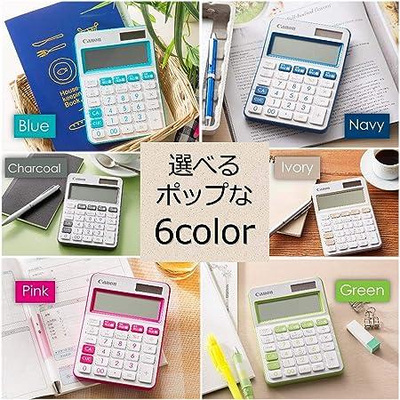 Canon 電卓 10桁 抗菌タイプ ポケットサイズ ネイビー 太陽電池 アルカリ電池(LR44) LS-105WUC-NV | キヤノン | 05