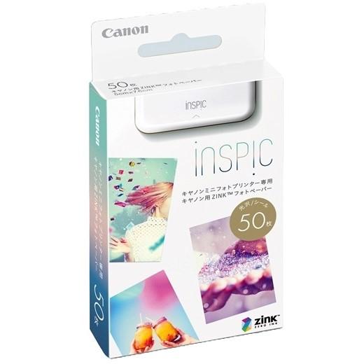 Canon inSPIC + フォトペーパー50枚(未開封) iNSPiC Canon 純正 ミニフォトプリンター フォトペーパー 50枚 ZP-2030
