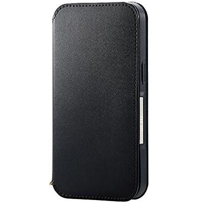 NEUTZ アウトレット iPhone 14 13 レザーケース ブラック エレコム