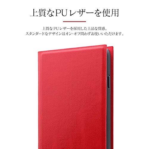 Galaxy S10+ ケース 手帳型 耐衝撃 MSソリューションズ ルプラス LEPLUS PRIME レッド PUレザー スタンド機能 カード収納 ストラップホール搭載 LP-19SG2LPRD | LEPLUS | 02