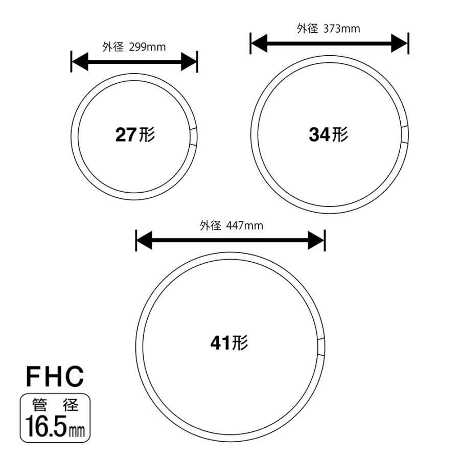 ホタルクス 旧NEC LifeEホタルックスリム 丸形スリム蛍光灯 FHC 高周波点灯専用形蛍光ランプ 27形＋34形＋41形パック商品 昼光色 日本製 FHC144ED-LE-SHG2｜msshokai｜02