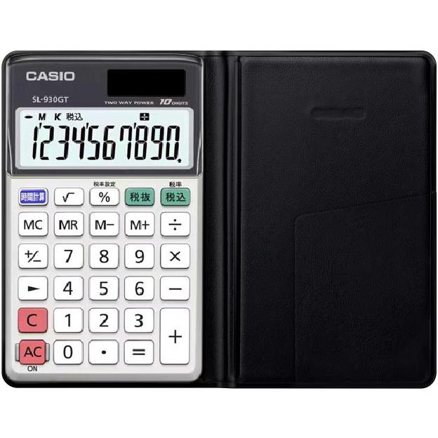 CASIO（カシオ） 実務電卓 10桁 簿記 時間計算 手帳タイプ