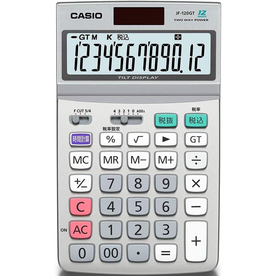 CASIO 実務電卓 12桁 簿記 時間計算 ジャストタイプ CASIO 実務電卓 12桁 簿記 時間計算 ジャストタイプ