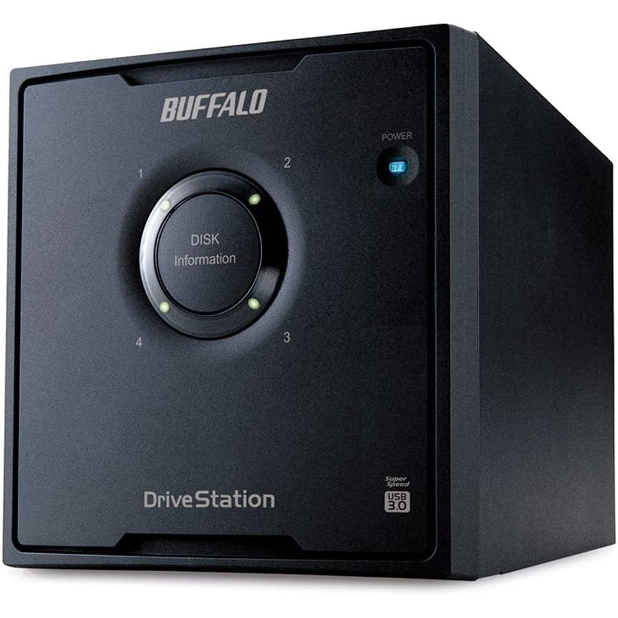 アウトレット 外付けHDD 4TB バッファロー BUFFALO ハードディスク 外付け DriveStation RAID5 4ベイ
