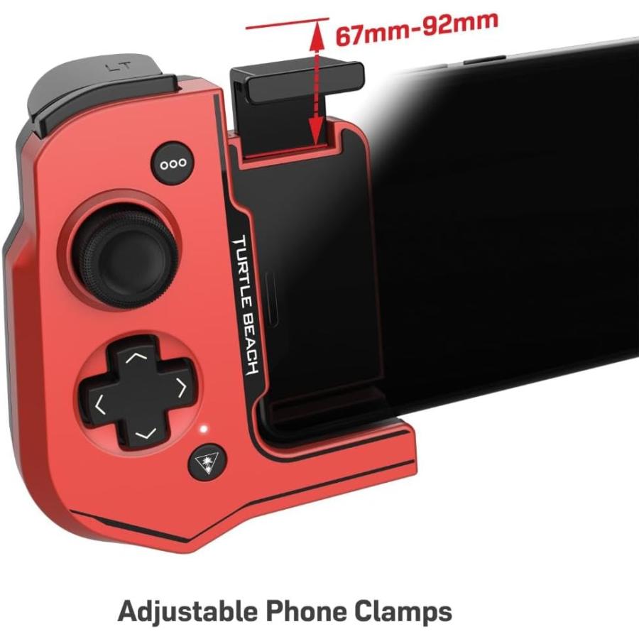 タートルビーチ Android スマホ コントローラ レッド ブラック Atom Controller